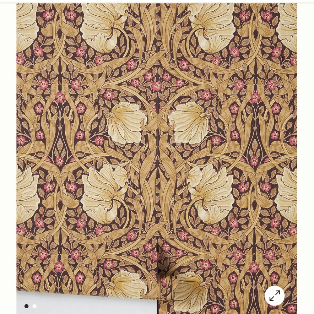 MORRIS & Co. Pimpernel Wallpaper
2~ NEW Rolls ~ WP Pimpernel Fig/Sis